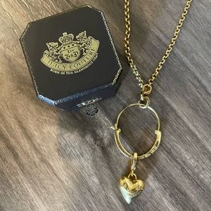 Juicy couture charm necklace
